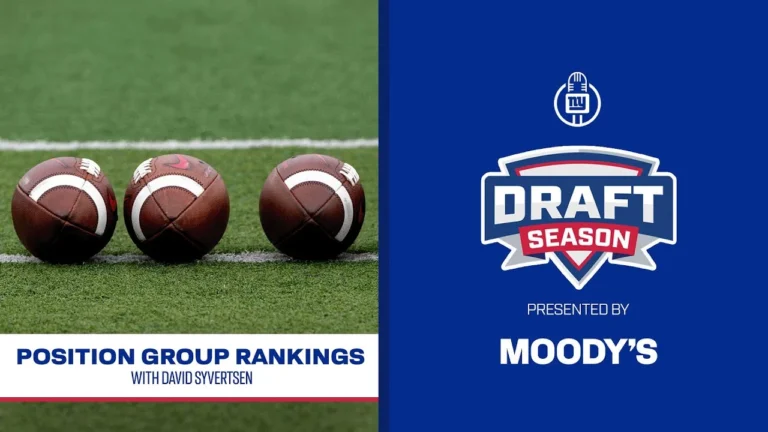 Position Group Rankings Draft Season New York Giants