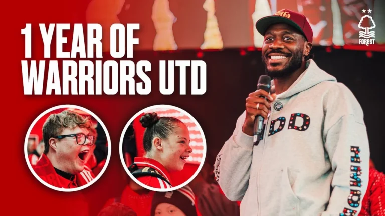 One Year of Warriors United A Magic Moment with Nottingham Forest & Ola Aina