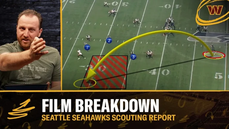 What NFL Play Calls Sound Like in the HUDDLE Seattle Seahawks Film Breakdown Commanders