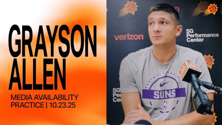 Grayson Allen Practice Media Availability Phoenix Suns 10-23-25