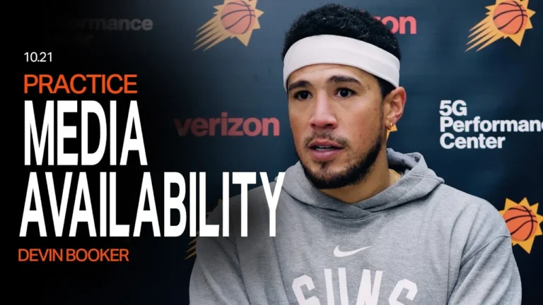 Devin Booker Practice Media Availability Phoenix Suns 10-17-25