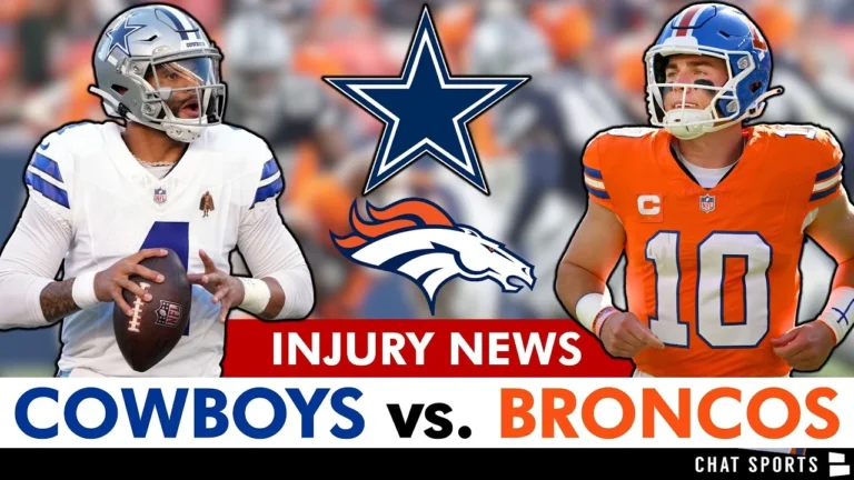 Cowboys vs. Broncos Preview, Prediction, Injury Report, Trevon Diggs, Kenny Clark NFL Week 8