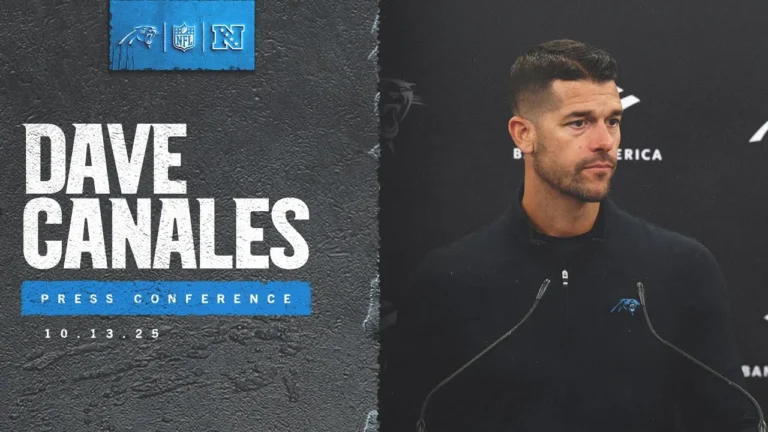 Dave Canales assesses Sunday’s win over Dallas Carolina Panthers