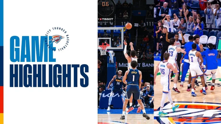 OKC Thunder vs Denver Nuggets Preseason Game Highlights October 17, 2025