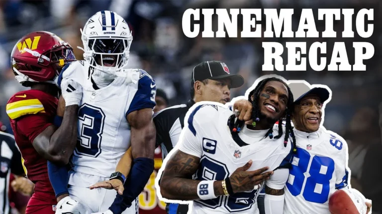 Cinematic Recap: Crushed the Commanders as Present Meets Past Cowboys vs Commanders