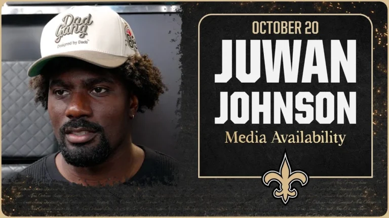 Juwan Johnson on process New Orleans Saints