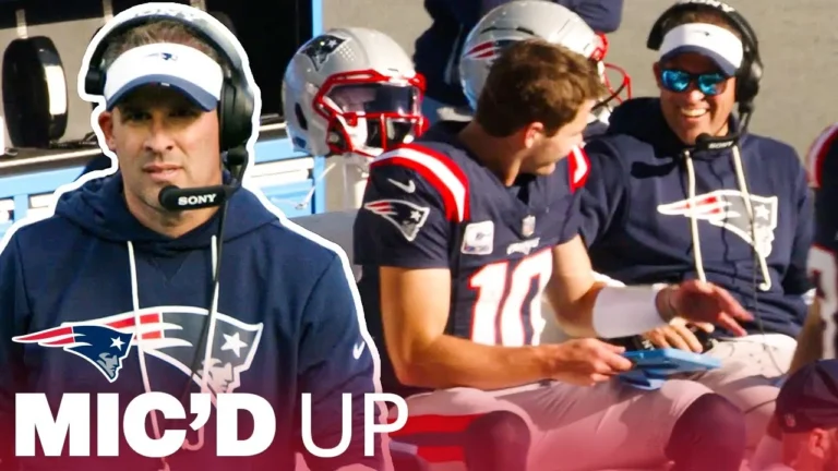 MIC’D UP: Josh McDaniels Leads Drake Maye & the Offense to 32-13 Win vs. Browns Patriots