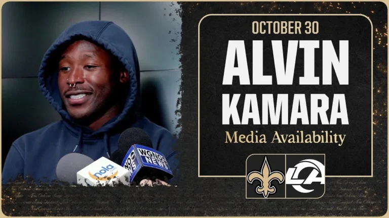 Alvin Kamara on running game, Tyler Shough New Orleans Saints