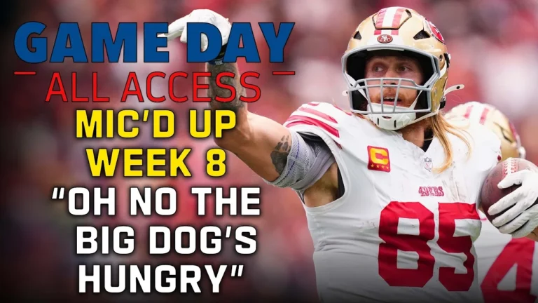 NFL Week 8 Mic’d Up! It’s National Tight Ends day Game Day All Access