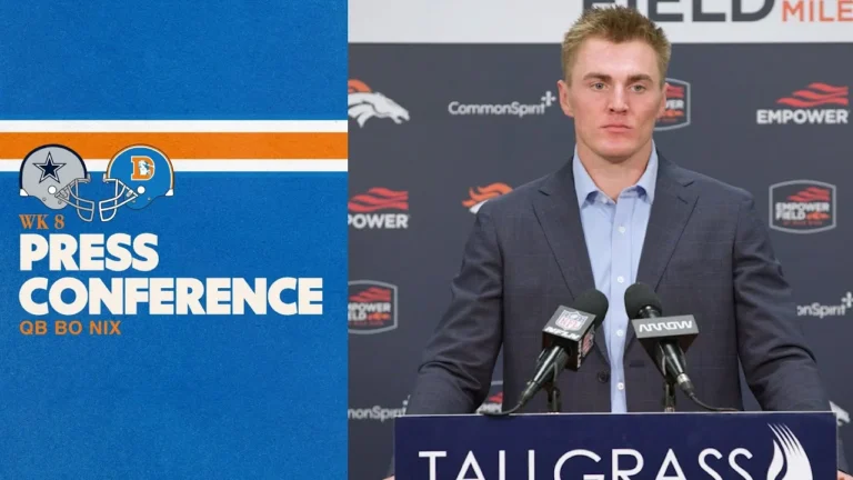 QB Bo Nix on the Broncos Week 8 showing: Overall, a really good performance by us