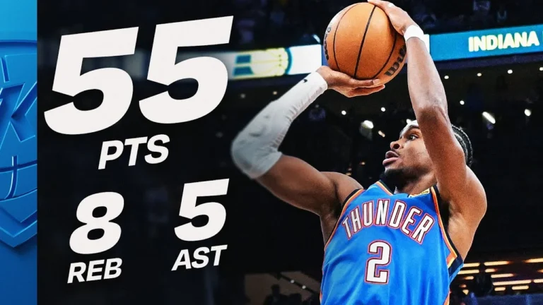 SGA WENT OFF For 55 PTS vs Pacers October 22, 2025