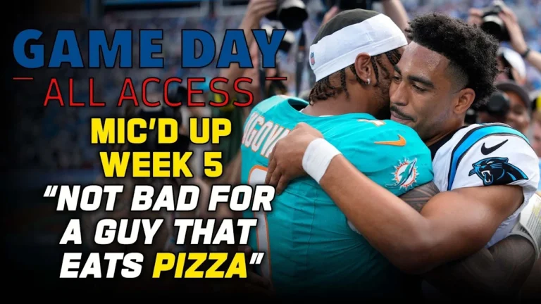NFL Week 5 Mic’d Up! Did you see my dance? Game Day All Access