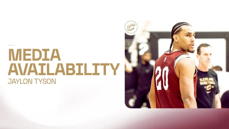 Cavs Practice Jaylon Tyson Media Availability 10.20.2025