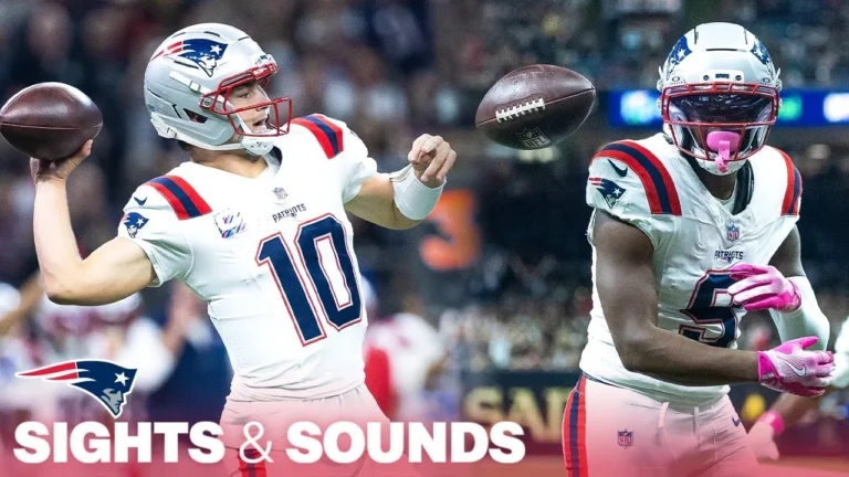 Sights & Sounds: Kayshon Boutte Snags Two Drake Maye Touchdown Passes in Win vs. Saints Patriots