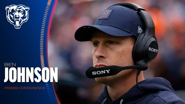 Ben Johnson reflects on Week 7 win Chicago Bears