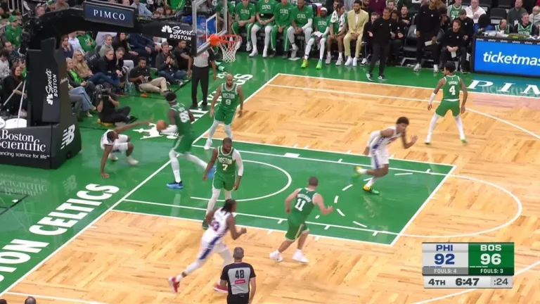 Tyrese Maxey COULD NOT BE DENIED vs Celtics October 22, 2025