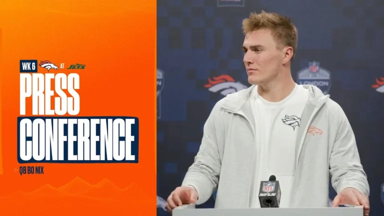 QB Bo Nix on the defense securing 9 sacks vs. Jets: Really impressive performance today by them