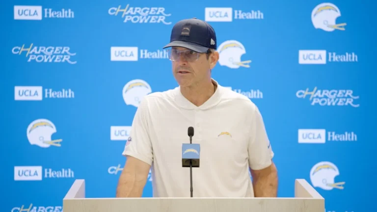 Harbaugh On Facing Daniel Jones & Colts LA Chargers