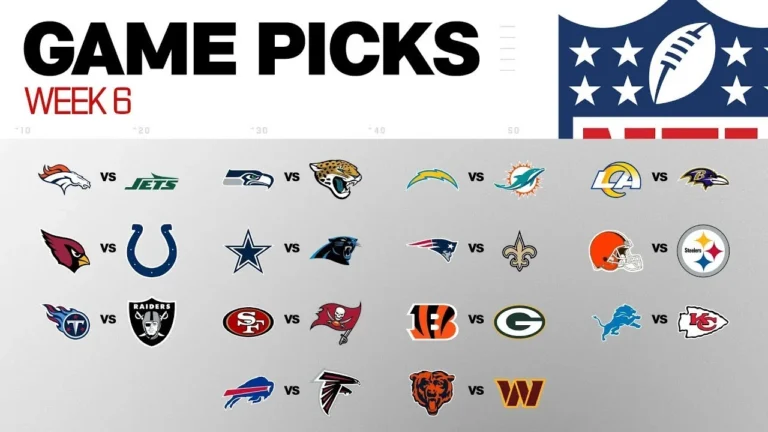 Week 6 Game Picks! GameDay Preview