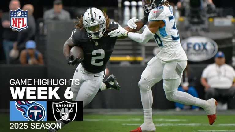 Tennessee Titans vs. Las Vegas Raiders Game Highlights NFL 2025 Season Week 5