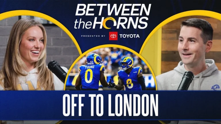 Kyren Williams Response, Jared Verse & Byron Youngs Dominance & London Preview Between The Horns