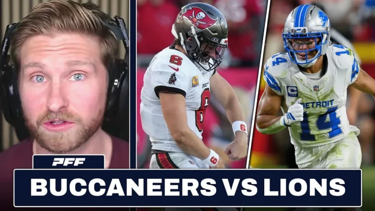 Tampa Bay Buccaneers vs. Detroit Lions Preview & Prediction PFF