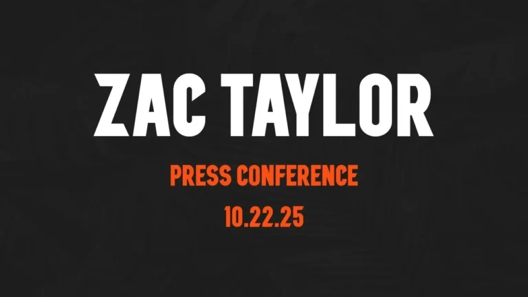 Zac Taylor Press Conference – October 22