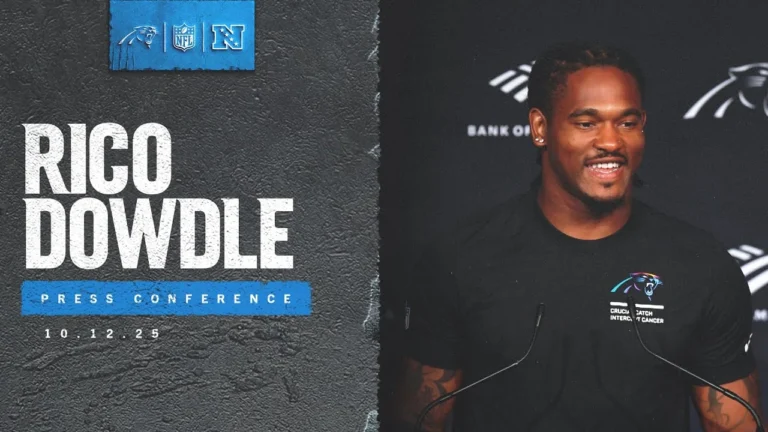 Rico Dowdle: We have something special Carolina Panthers