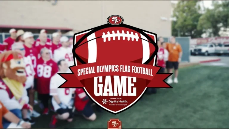 49ers Host Special Olympics Flag Football Game at Levis Stadium