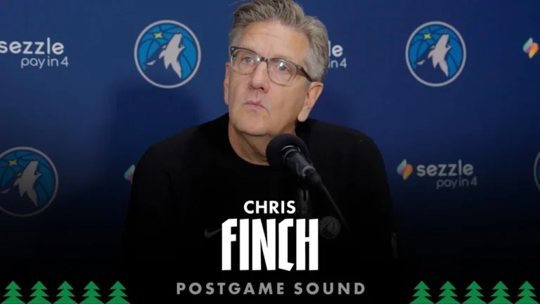 We Need To Tighten Up Our Defense. Chris Finch 10.24.25