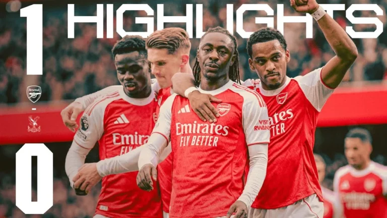 EZE SCORES WINNER VERSUS HIS FORMER CLUB! Arsenal vs Crystal Palace (1-0) Premier League