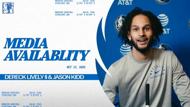 Jason Kidd & Dereck Lively II Post Practice Media Availability 10 17 25