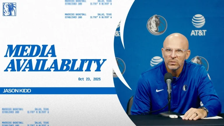 Jason Kidd Post Game Media Availability vs SAS 10 22 25