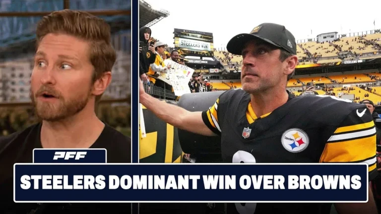 Pittsburgh Steelers vs. Cleveland Browns Review PFF Grade Release Show