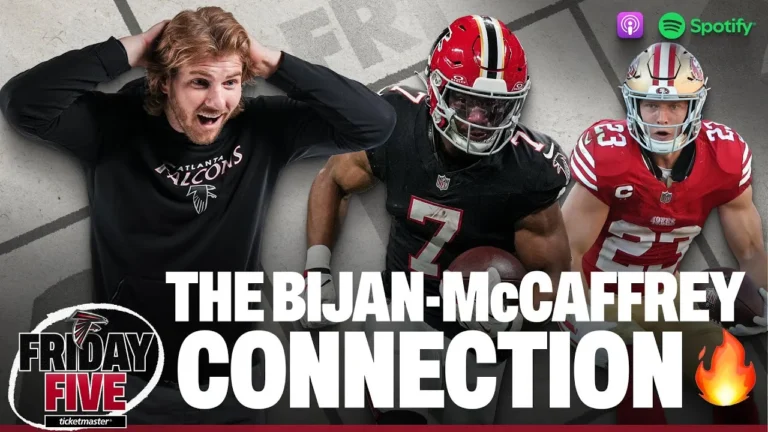 Time for a Sunday night STATEMENT & the Bijan Robinson-Christian McCaffrey connection Friday Five