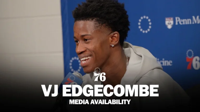 Philadelphia 76ers Postgame Media Availability VJ Edgecombe 10.17.25