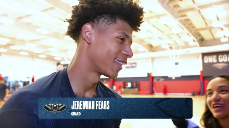 Jeremiah Fears talks Early Progression Pelicans-Celtics Shootaround 10 27 2025
