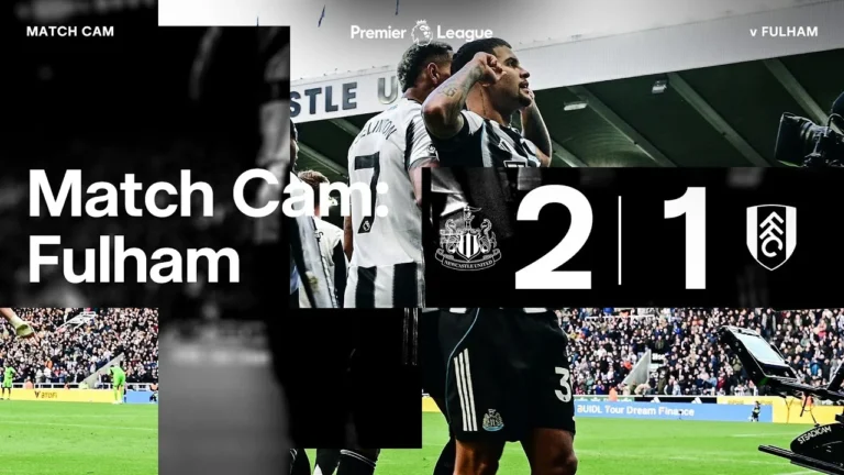 BRUNO’S LAST-GASP WINNER! Match Cam Newcastle United 2 Fulham 1 Behind-The-Scenes