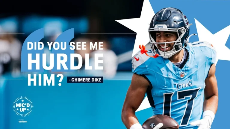 Chimere Dike Week 7 vs Patriots Mic’d Up