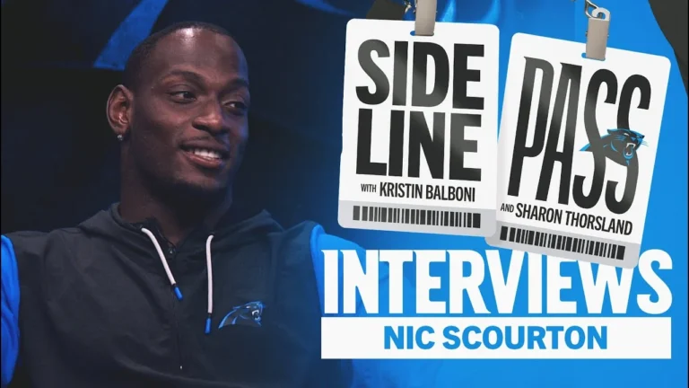 Sideline Pass: Nic Scourton Interview Carolina Panthers