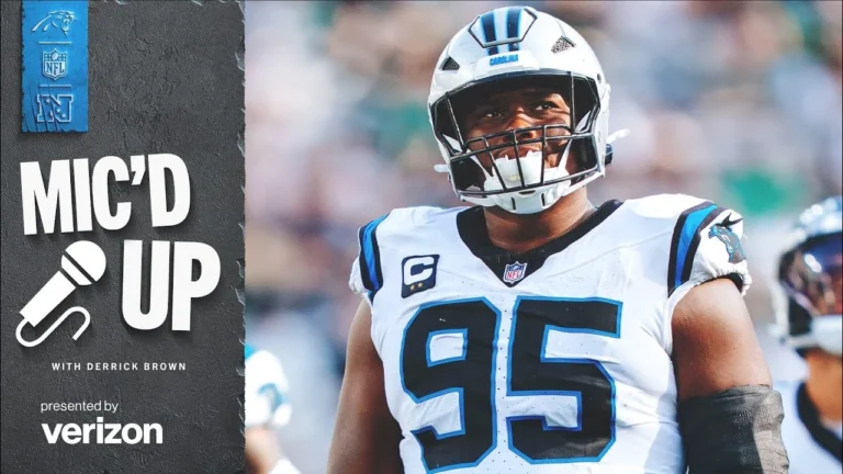 Derrick Brown Micd Up for Week 7 Win vs New York Jets Carolina Panthers