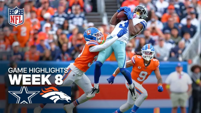 Dallas Cowboys vs Denver Broncos Game Highlights 2025 NFL Season Week 8