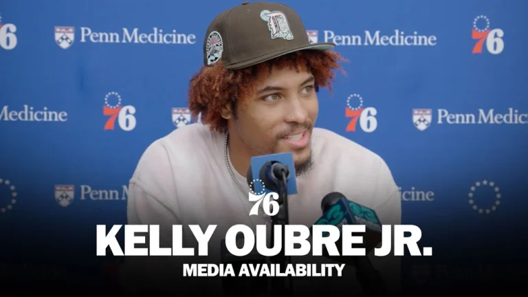 Philadelphia 76ers Practice Media Availability Kelly Oubre Jr. 10.21.25