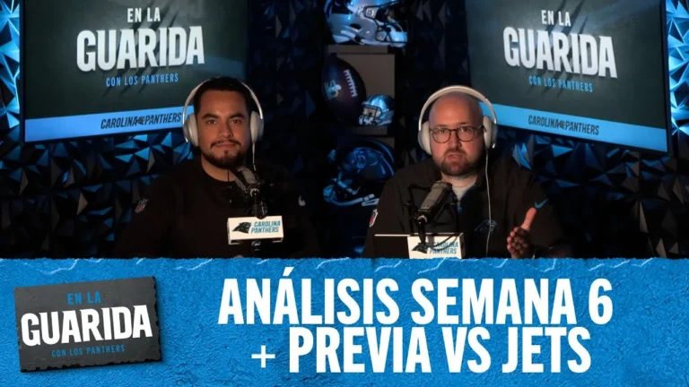 Análisis Semana 6 Previa vs Jets En La Guarida con los Panthers Carolina Panthers