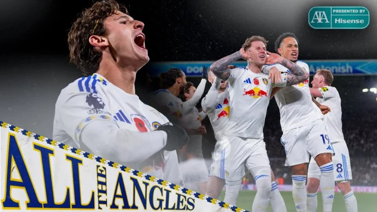 Every angle as Aaronson and Rodon goals light up Elland Road!
