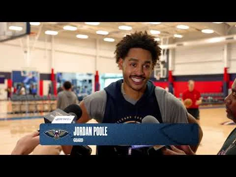 Jordan Poole on being vocal, preparing for Memphis Grizzlies New Orleans Pelicans