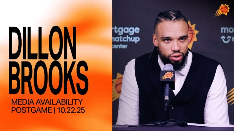 Dillon Brooks Postgame Media Availability Phoenix Suns 10-22-25