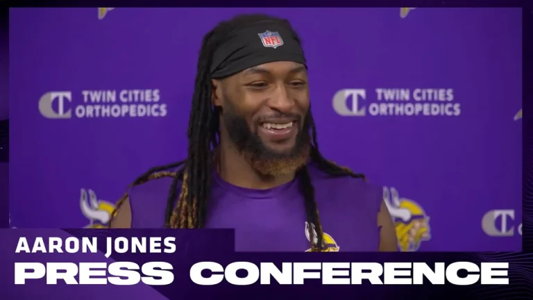 Aaron Jones on First Game Back from Hamstring Injury, J.J. McCarthy’s Return, Preparing for Lions