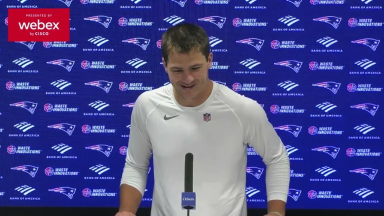 Drake Maye: You Have to Practice Hard. Patriots Press Conference