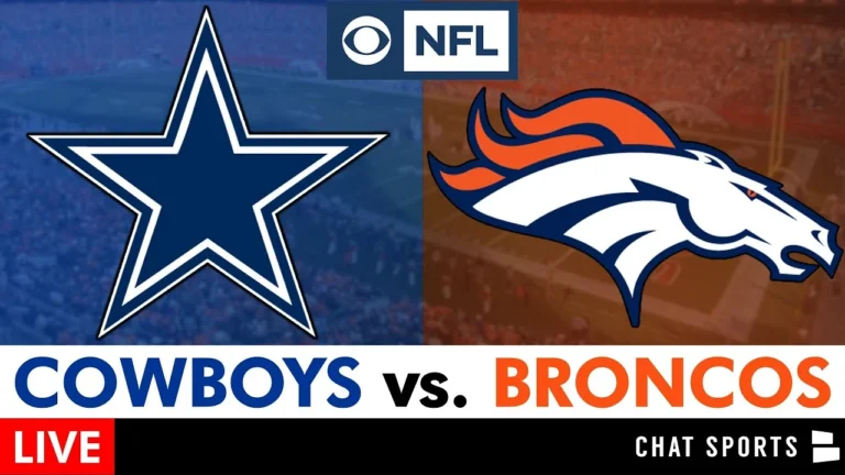 Cowboys vs. Broncos Live Streaming Scoreboard, Play-By-Play, Highlights & Stats NFL Week 8 On CBS
